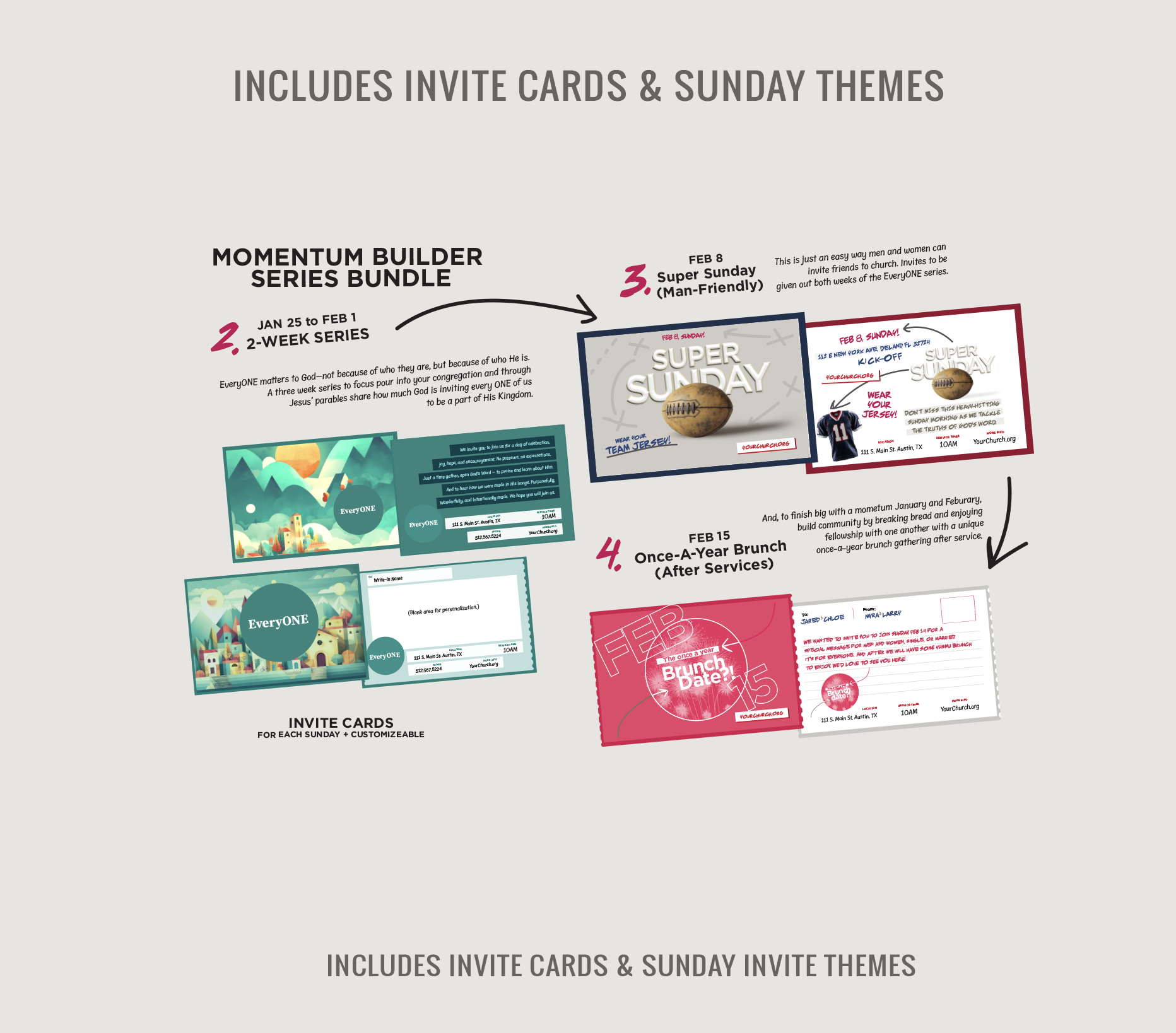 Momentum Build Invite Series Pack